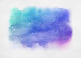 创意水彩抽象艺术画水彩晕染