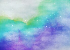 创意水彩抽象艺术画水彩晕染
