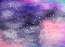 创意水彩抽象艺术画水彩晕染