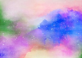 创意水彩抽象艺术画水彩晕染