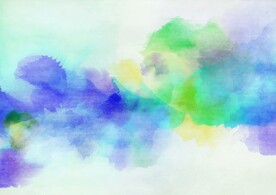 创意水彩抽象艺术画水彩晕染