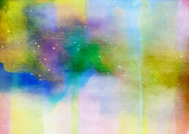 创意水彩抽象艺术画水彩晕染