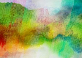 创意水彩抽象艺术画水彩晕染