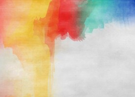 创意水彩抽象艺术画水彩晕染