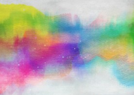 创意水彩抽象艺术画水彩晕染