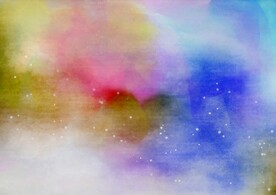 创意水彩抽象艺术画水彩晕染