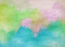 创意水彩抽象艺术画水彩晕染