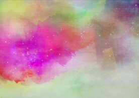 创意水彩抽象艺术画水彩晕染