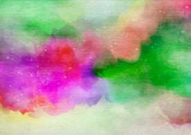 创意水彩抽象艺术画水彩晕染