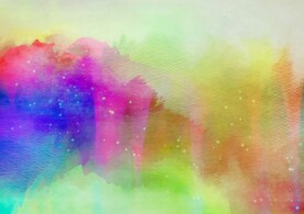 创意水彩抽象艺术画水彩晕染