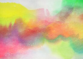创意水彩抽象艺术画水彩晕染