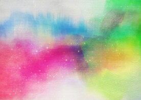 创意水彩抽象艺术画水彩晕染