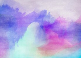 创意水彩抽象艺术画水彩晕染