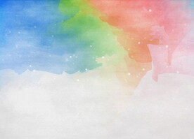 创意水彩抽象艺术画水彩晕染