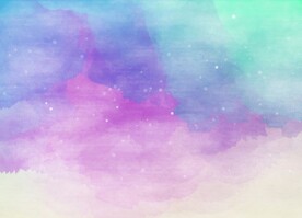 创意水彩抽象艺术画水彩晕染