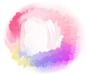 创意水彩抽象艺术画水彩晕染