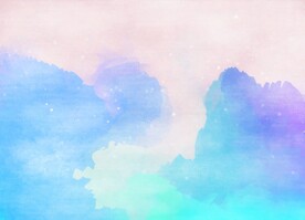 创意水彩抽象艺术画水彩晕染
