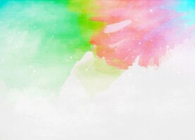 创意水彩抽象艺术画水彩晕染