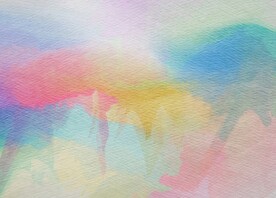 创意水彩抽象艺术画水彩晕染