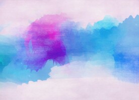创意水彩抽象艺术画水彩晕染