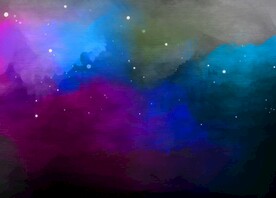 创意水彩抽象艺术画水彩晕染