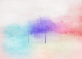 创意水彩抽象艺术画水彩晕染