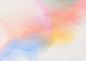 创意水彩抽象艺术画水彩晕染