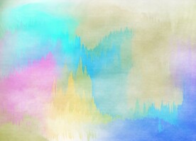 创意水彩抽象艺术画水彩晕染
