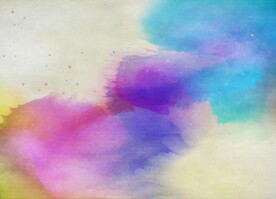 创意水彩抽象艺术画水彩晕染