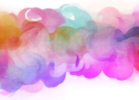 创意水彩抽象艺术画水彩晕染