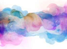 创意水彩抽象艺术画水彩晕染