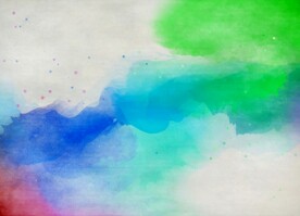 创意水彩抽象艺术画水彩晕染