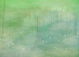 创意水彩抽象艺术画水彩晕染