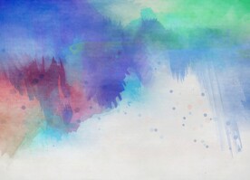 创意水彩抽象艺术画水彩晕染