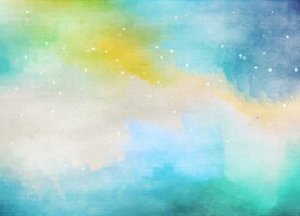 创意水彩抽象艺术画水彩晕染