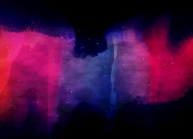 创意水彩抽象艺术画水彩晕染