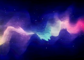 创意水彩抽象艺术画水彩晕染