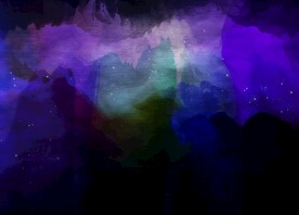 创意水彩抽象艺术画水彩晕染