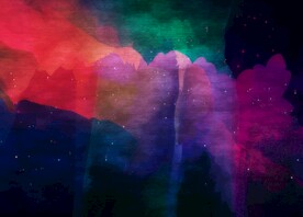创意水彩抽象艺术画水彩晕染