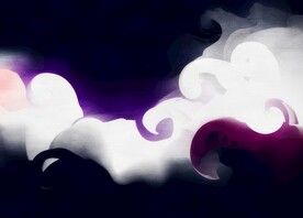 创意水彩抽象艺术画水彩晕染