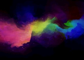 创意水彩抽象艺术画水彩晕染