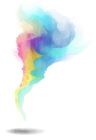创意水彩抽象艺术画水彩晕染