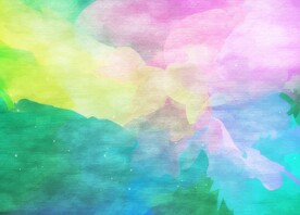 创意水彩抽象艺术画水彩晕染