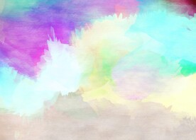 创意水彩抽象艺术画水彩晕染