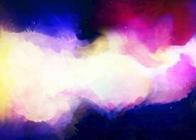 创意水彩抽象艺术画水彩晕染