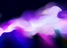 创意水彩抽象艺术画水彩晕染