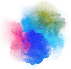 创意水彩抽象艺术画水彩晕染