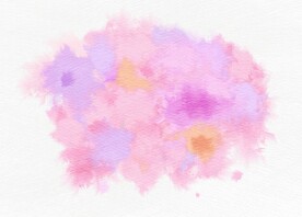 创意水彩抽象艺术画水彩晕染