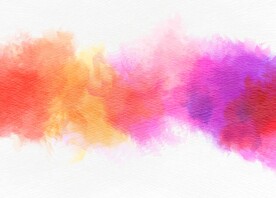 创意水彩抽象艺术画水彩晕染