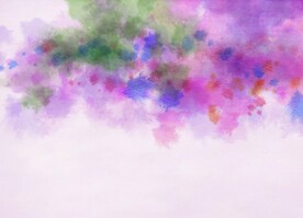 创意水彩抽象艺术画水彩晕染